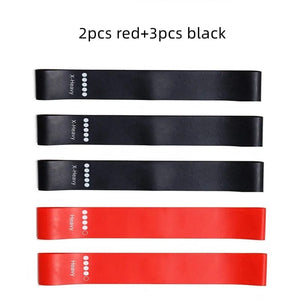 Planet Gates 5pcs blue 5Pcs/Set Yoga Resistance Rubber Bands Bodybuilding Elastic Bands Pilates Exercise Workout Bands Expander Belt Fitness Equipment