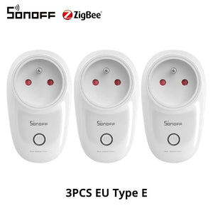 Planet Gates 5PCS / CHINA 1-5PCS SONOFF S26R2ZB Zigbee Plug 16A EU Outlet Timer Switch Remote Control Socket Work with ZigBee 3.0 Hub Zigbee2mqtt