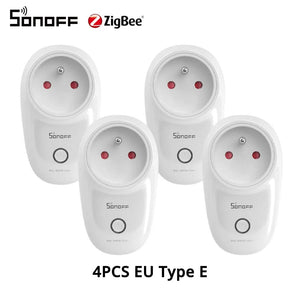Planet Gates 5PCS / CHINA 1-5PCS SONOFF S26R2ZB Zigbee Plug 16A EU Outlet Timer Switch Remote Control Socket Work with ZigBee 3.0 Hub Zigbee2mqtt