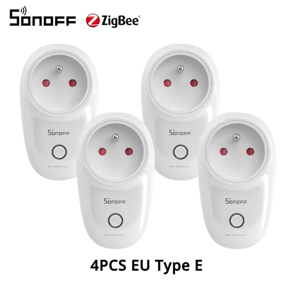 Planet Gates 5PCS / CHINA 1-5PCS SONOFF S26R2ZB Zigbee Plug 16A EU Outlet Timer Switch Remote Control Socket Work with ZigBee 3.0 Hub Zigbee2mqtt
