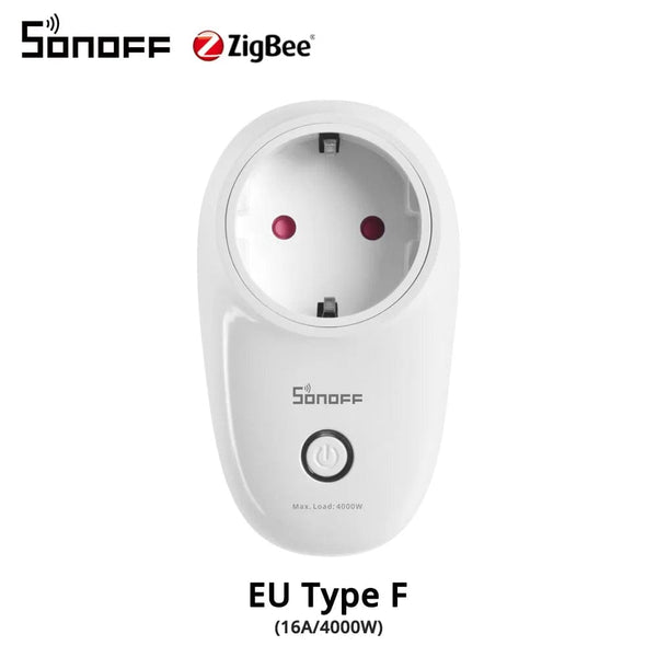 Planet Gates 5PCS / CHINA 1-5PCS SONOFF S26R2ZB Zigbee Plug 16A EU Outlet Timer Switch Remote Control Socket Work with ZigBee 3.0 Hub Zigbee2mqtt