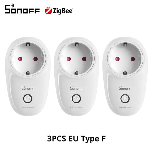 Planet Gates 5PCS / CHINA 1-5PCS SONOFF S26R2ZB Zigbee Plug 16A EU Outlet Timer Switch Remote Control Socket Work with ZigBee 3.0 Hub Zigbee2mqtt