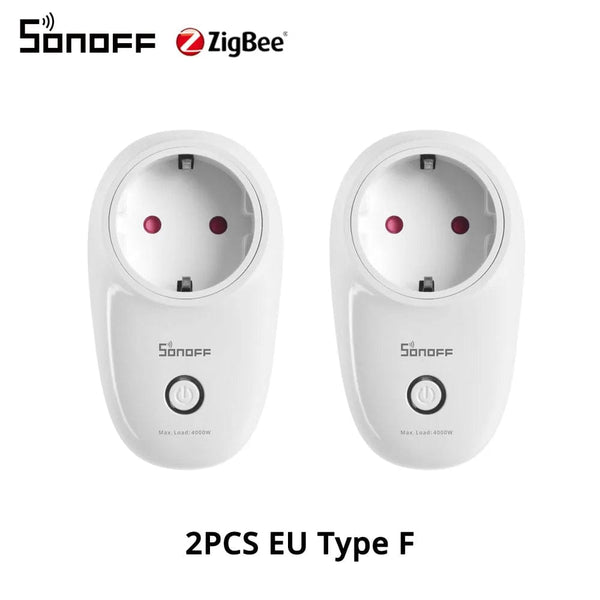 Planet Gates 5PCS / CHINA 1-5PCS SONOFF S26R2ZB Zigbee Plug 16A EU Outlet Timer Switch Remote Control Socket Work with ZigBee 3.0 Hub Zigbee2mqtt