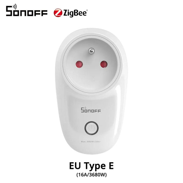 Planet Gates 5PCS / CHINA 1-5PCS SONOFF S26R2ZB Zigbee Plug 16A EU Outlet Timer Switch Remote Control Socket Work with ZigBee 3.0 Hub Zigbee2mqtt