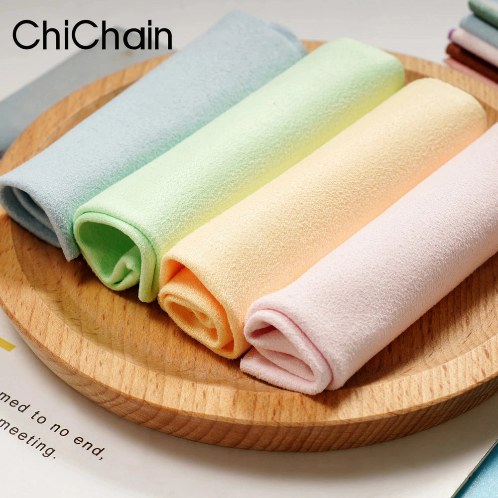 Planet Gates 5PCS Eyeglass Cleaning Cloth Microfiber adaptable for Screens, Lenses Nylon or Polaroid Glasses 15*18cm random color