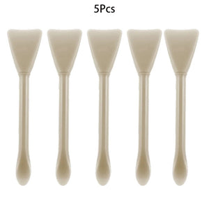 Planet Gates 5Pcs Gray 5Pcs Multifunction Stirring Brush Soft Silicone Brush Powder Spoon Epoxy Resin Tools for DIY Resin Mold Easy To Clean Glue