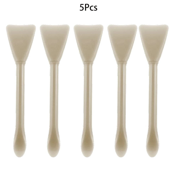 Planet Gates 5Pcs Gray 5Pcs Multifunction Stirring Brush Soft Silicone Brush Powder Spoon Epoxy Resin Tools for DIY Resin Mold Easy To Clean Glue