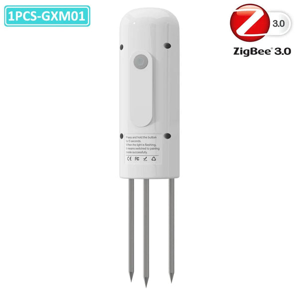 Planet Gates 5PCS GXM01 / CHINA ZIGBEE Plant Monitor Outdoor Soil Temperature Meter Moisture Humidity Tester Sensor Garden Automation Irrigation TUYA Detector