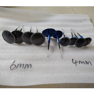 Planet Gates 5pcs/lot 4mm Mushroom Nail Film Car Tyre Cold Patch Film Rubber Stitching Machine Tire Wheel Repair Kit Integral Plug