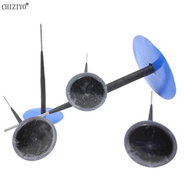 Planet Gates 5pcs/lot 4mm Mushroom Nail Film Car Tyre Cold Patch Film Rubber Stitching Machine Tire Wheel Repair Kit Integral Plug