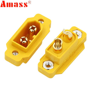 Planet Gates 5pcs/lot AMASS XT60E-M XT60 Male Plug Connector For Racing Models/Multicopter Fixed Board/ DIY Spare Part Car Drone Toys