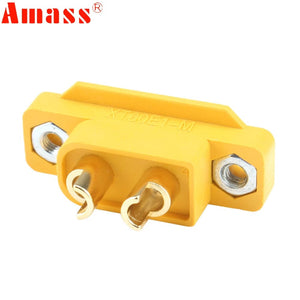 Planet Gates 5pcs/lot AMASS XT60E-M XT60 Male Plug Connector For Racing Models/Multicopter Fixed Board/ DIY Spare Part Car Drone Toys