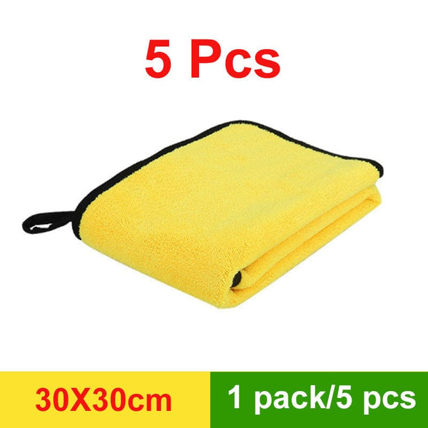 Planet Gates 5pcs Microfiber Cleaning Cloth 3/5/10pcs Multifunctional Household Rag Reusable Kitchen Towel for Window Car Washing Dust Removal