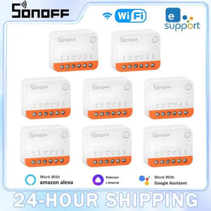 Planet Gates 5PCS MINIR4 / CHINA 1/3/5PCS SONOFF R4 / R3 / R2 MINI Wifi Switch Mini Extreme Smart Home Module Voice Remote Control Alexa Google Home Alice