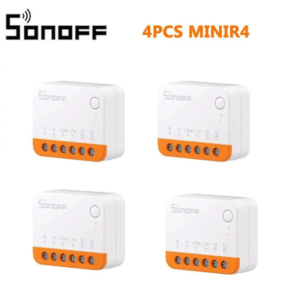 Planet Gates 5PCS MINIR4 / CHINA 1/3/5PCS SONOFF R4 / R3 / R2 MINI Wifi Switch Mini Extreme Smart Home Module Voice Remote Control Alexa Google Home Alice