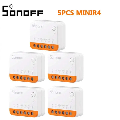 Planet Gates 5PCS MINIR4 / CHINA 1/3/5PCS SONOFF R4 / R3 / R2 MINI Wifi Switch Mini Extreme Smart Home Module Voice Remote Control Alexa Google Home Alice