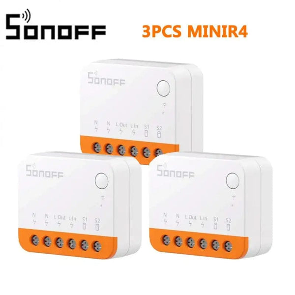 Planet Gates 5PCS MINIR4 / CHINA 1/3/5PCS SONOFF R4 / R3 / R2 MINI Wifi Switch Mini Extreme Smart Home Module Voice Remote Control Alexa Google Home Alice