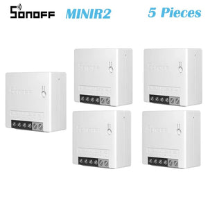 Planet Gates 5PCS MINIR4 / CHINA 1/3/5PCS SONOFF R4 / R3 / R2 MINI Wifi Switch Mini Extreme Smart Home Module Voice Remote Control Alexa Google Home Alice
