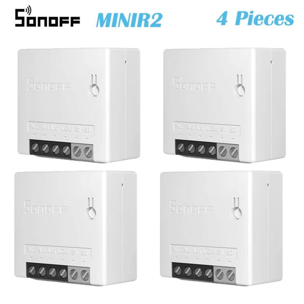 Planet Gates 5PCS MINIR4 / CHINA 1/3/5PCS SONOFF R4 / R3 / R2 MINI Wifi Switch Mini Extreme Smart Home Module Voice Remote Control Alexa Google Home Alice