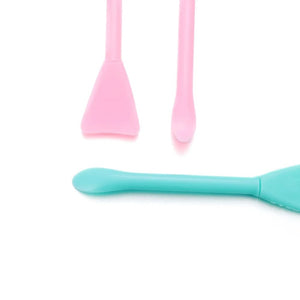 Planet Gates 5Pcs Multifunction Stirring Brush Soft Silicone Brush Powder Spoon Epoxy Resin Tools for DIY Resin Mold Easy To Clean Glue