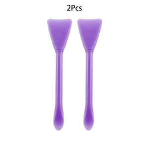 Planet Gates 5Pcs Multifunction Stirring Brush Soft Silicone Brush Powder Spoon Epoxy Resin Tools for DIY Resin Mold Easy To Clean Glue