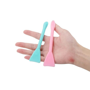 Planet Gates 5Pcs Multifunction Stirring Brush Soft Silicone Brush Powder Spoon Epoxy Resin Tools for DIY Resin Mold Easy To Clean Glue