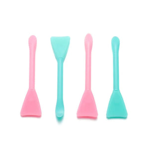 Planet Gates 5Pcs Multifunction Stirring Brush Soft Silicone Brush Powder Spoon Epoxy Resin Tools for DIY Resin Mold Easy To Clean Glue