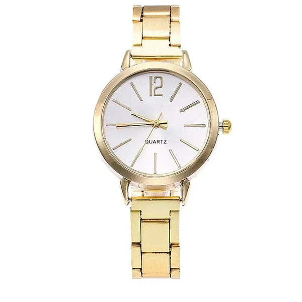 Planet Gates 5pcs no box Ladies Fashion Simple Digital Alloy with Quartz Watch Bracelet 2pcs Set Luxury Women Simple Dial Ladies Watches Reloj Mujer