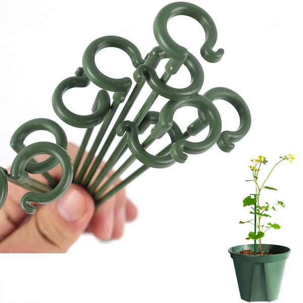 Planet Gates 5pcs, Potted Plant Support Rack/ Flower Vegetable Vine Climbing Bracket/ Balcony Creative Decorative Rack, Plant Fixed Rod Fixed Gardening Flower Plant Branch Dry Fixed Material Fiberglass Rod Rod Bonsai Support Rod Flower