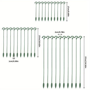 Planet Gates 5pcs, Potted Plant Support Rack/ Flower Vegetable Vine Climbing Bracket/ Balcony Creative Decorative Rack, Plant Fixed Rod Fixed Gardening Flower Plant Branch Dry Fixed Material Fiberglass Rod Rod Bonsai Support Rod Flower