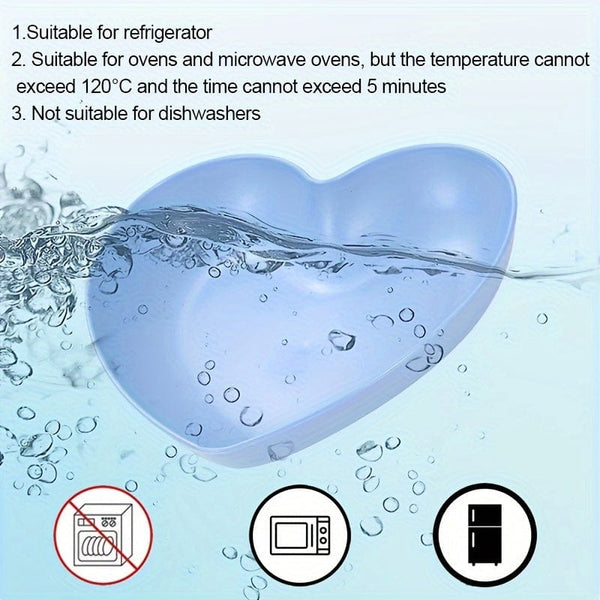 Planet Gates 5pcs, PP Heart Shaped Serving Tray, Fruit Plate, Dessert Plate, Cake Plate, Snack Plate, Pickle Plate, Cake Plate, Kitchen Stuff, Kitchen Supplies