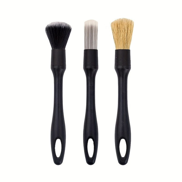 Planet Gates 5Pcs/Set 5pcs Car Detailing Brush Set, Car Interior Detailing Brushes Auto Ultra-Soft Detail Cleaning Brush Dust Removal Brushes Tool For Interior