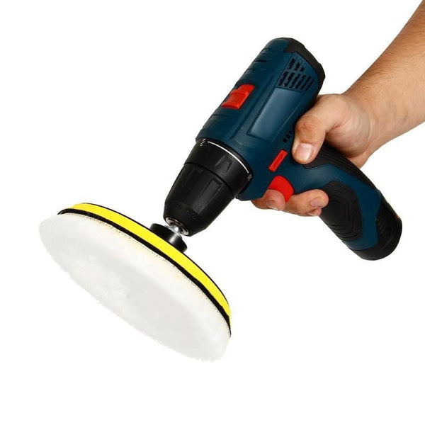 Planet Gates 5pcs/Set 5pcs/set 12.7 Cm Car Polishing Waxing Buffing Wheel Pad Car Polisher Kit For Auto M10 Drill Connector Car Paint Care Car-styling