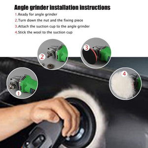 Planet Gates 5pcs/Set 5pcs/set 12.7 Cm Car Polishing Waxing Buffing Wheel Pad Car Polisher Kit For Auto M10 Drill Connector Car Paint Care Car-styling