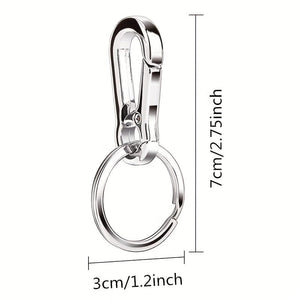 Planet Gates 5pcs/set 5pcs/set Creative Metal Keychain Simple Alloy Spring Key Chain Ring DIY Design For Car Motorcycle Home Key Holder Decorations Silver