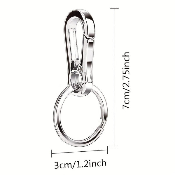 Planet Gates 5pcs/set 5pcs/set Creative Metal Keychain Simple Alloy Spring Key Chain Ring DIY Design For Car Motorcycle Home Key Holder Decorations Silver