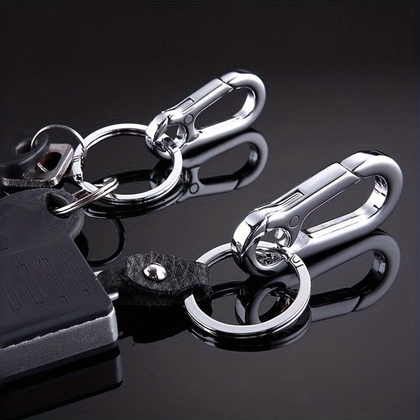Planet Gates 5pcs/set 5pcs/set Creative Metal Keychain Simple Alloy Spring Key Chain Ring DIY Design For Car Motorcycle Home Key Holder Decorations Silver