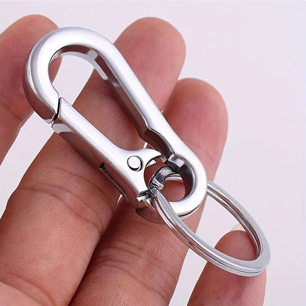 Planet Gates 5pcs/set 5pcs/set Creative Metal Keychain Simple Alloy Spring Key Chain Ring DIY Design For Car Motorcycle Home Key Holder Decorations Silver