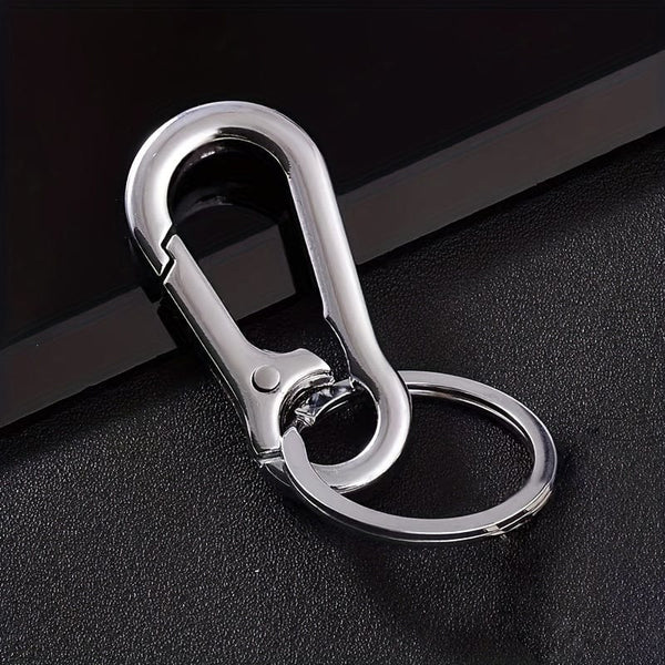 Planet Gates 5pcs/set 5pcs/set Creative Metal Keychain Simple Alloy Spring Key Chain Ring DIY Design For Car Motorcycle Home Key Holder Decorations Silver