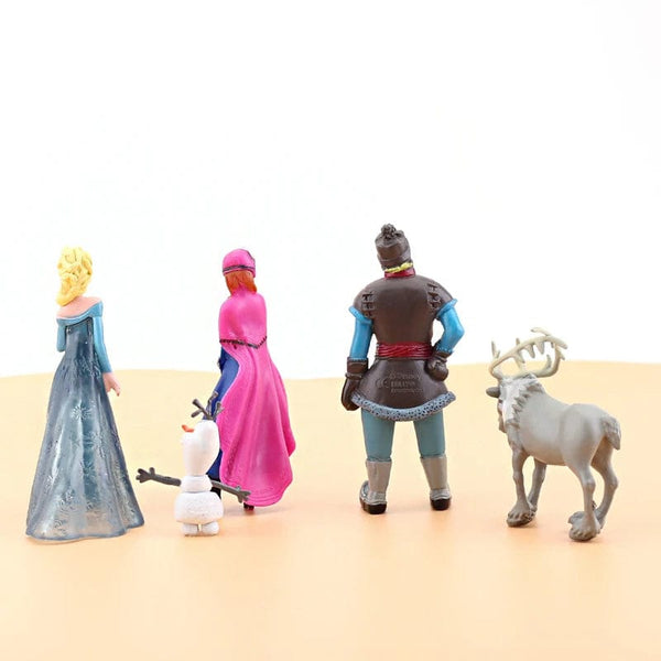Planet Gates 5pcs/Set Frozen Princess Snow Queen Anna Elsa Kristoff Sven Olaf PVC Model Action Figure Dolls Toys for kids Xmas Gift