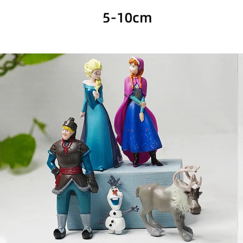 Planet Gates 5pcs/Set Frozen Princess Snow Queen Anna Elsa Kristoff Sven Olaf PVC Model Action Figure Dolls Toys for kids Xmas Gift
