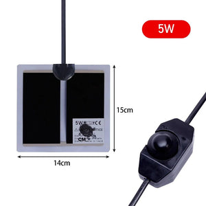 Planet Gates 5W 5-35W Terrarium Reptiles Heat Mat Climbing Pet Heating Warm Pads Adjustable Temperature Controller Mats Reptiles Supplies EU