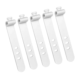 Planet Gates 5X pink Phone Cable Organizer Earphone Clip Charger Cord Management 3 Hole Line Storge Holder Clips Data Line Bobbin Winder Straps