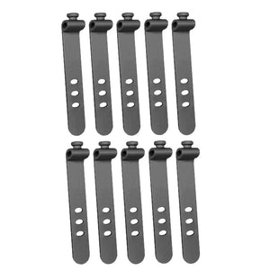 Planet Gates 5X pink Phone Cable Organizer Earphone Clip Charger Cord Management 3 Hole Line Storge Holder Clips Data Line Bobbin Winder Straps