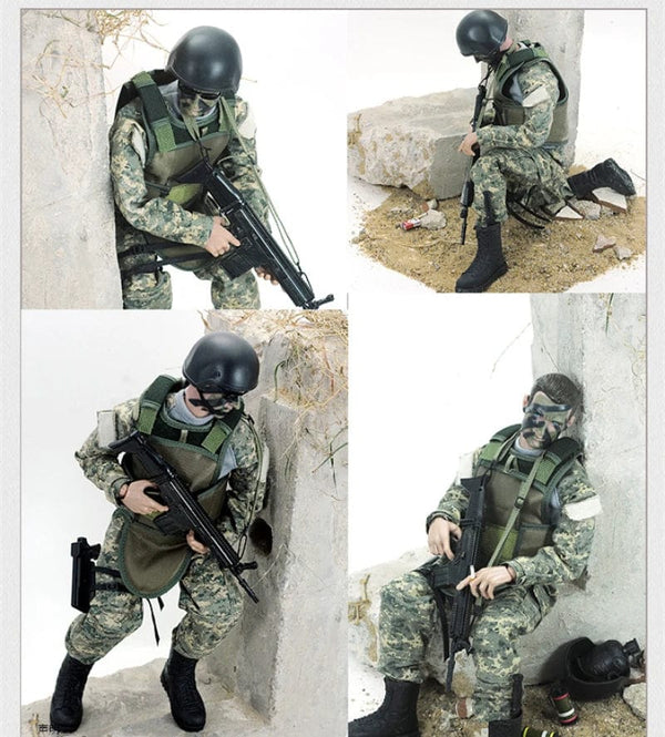 Planet Gates 6 1/6 Special Forces Soldiers BJD Military Army Man Action Toy Figure Set