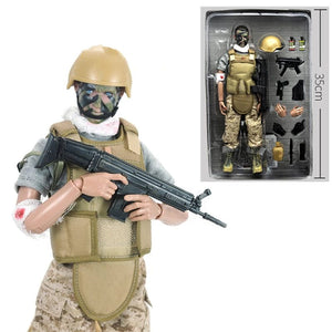 Planet Gates 6 1/6 Special Forces Soldiers BJD Military Army Man Action Toy Figure Set