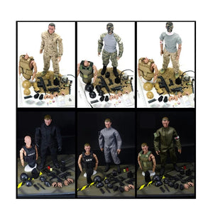 Planet Gates 6 1/6 Special Forces Soldiers BJD Military Army Man Action Toy Figure Set