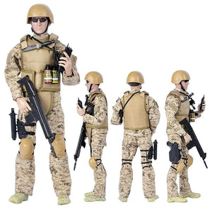 Planet Gates 6 1/6 Special Forces Soldiers BJD Military Army Man Action Toy Figure Set