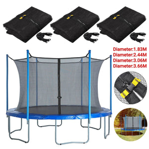Planet Gates 6/10/12/14 Feet 6/8 Poles Trampoline Protective Net Nylon Trampoline for Kids Children Jumping Pad Safety Net Protection Guard