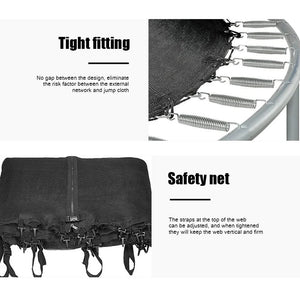 Planet Gates 6/10/12/14 Feet 6/8 Poles Trampoline Protective Net Nylon Trampoline for Kids Children Jumping Pad Safety Net Protection Guard